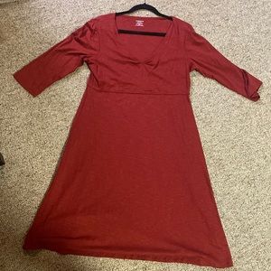 Toad Brand 3/4 sleeve, A-Line active dress